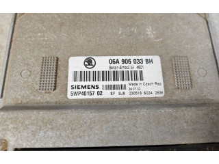 Блок управления двигателем Блок управления 06A906033BH, 5WP4015702 Skoda Octavia Mk1 (1U)