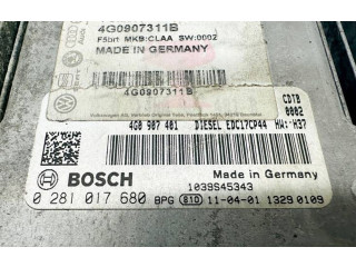Блок управления двигателя 4G0907311B, 4G0907401   Audi A6 S6 C7 4G