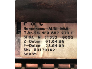 Дисплей 4E0857273F, 00170162 Audi A8 S8 D3 4E