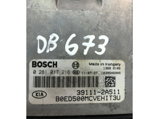Блок управления двигателем Блок управления 391112A511, 0281017216   KIA Ceed