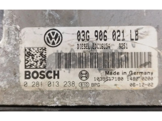 Блок управления двигателя 03G906021LB, 1039S17180 Skoda Octavia Mk2 (1Z)