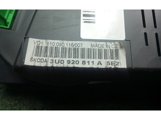 Панель приборов 3U0920811A, 2.CONECTORES Skoda Superb B5 (3U)