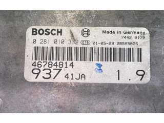 Řídící jednotka 0281010332, 0281010332   Alfa Romeo 166 