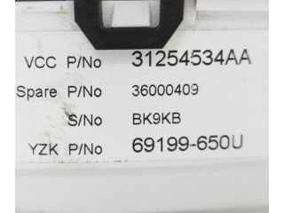 Панель приборов 31254534AA, 36000409   Volvo V70       