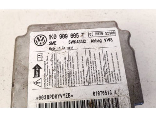 Блок подушек безопасности 1k0909605t, 5wk43412 Skoda Octavia Mk2 (1Z)