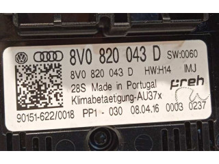 Блок управления климат-контролем 8V0820043D, 8V0820043DIMJ   Audi A3 S3 8V