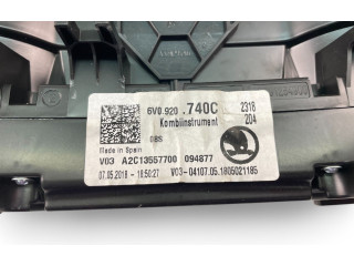 Панель приборов 6V0920740C Skoda Fabia Mk2 (5J)