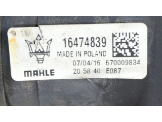 Интеркулер  16474839, 670009834   Maserati Ghibli 3.0