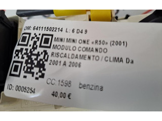 Блок управления климат-контролем 64111502214, 64111502214   Mini One  Cooper R50  53