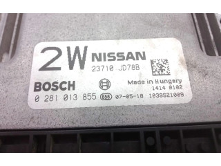 Другие блоки управления / модули 23710JD78B, 0281013855    Nissan Qashqai   