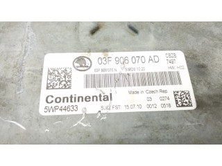 Блок управления двигателя 03F906070AD, 5WP44633 Skoda Fabia Mk2 (5J)