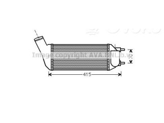 Интеркулер 384P3, 21804936 Citroen C4 II