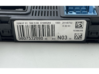 Блок комфорта 9807532080, 9807532080   Peugeot 2008 I   