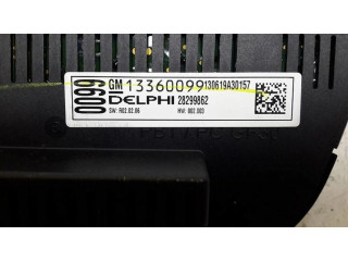 Блок управления климат-контролем 130619A30157, 28299862   Opel Astra J