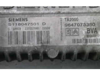 Блок управления коробкой передач 9647073380, S118047501D   Citroen Xsara