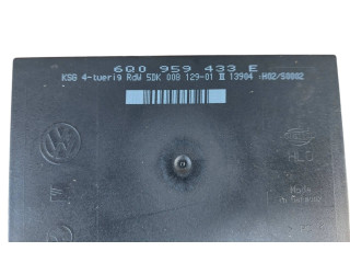 Блок комфорта 6Q0959433E, 5DK00812901 Skoda Fabia Mk1 (6Y)