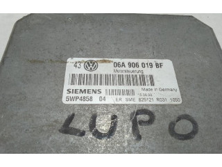 Блок управления двигателя 06A906019BF, 5WP485804   Volkswagen Lupo