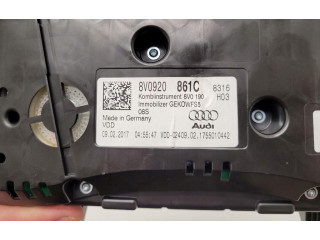 Панель приборов 8V0920861C Audi A3 S3 8V