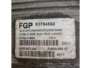 Řídící jednotka 51784560, 7160008602 Fiat Doblo 2007