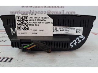 Блок управления климат-контролем 13360099, 13360099   Opel Meriva B