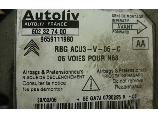 Блок подушек безопасности 602327400, 9659111980 Citroen Xsara Picasso