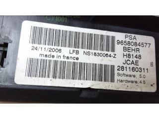 Блок управления климат-контролем 9658084577, 281160311   Citroen C4 I