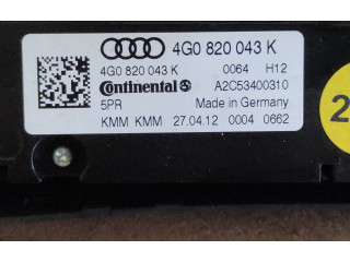 Блок управления климат-контролем 4G0820043K   Audi A7 S7 4G