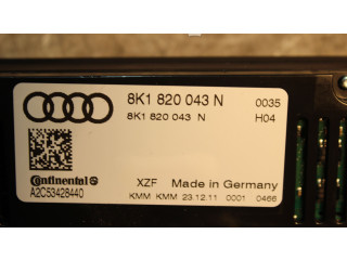 Блок управления климат-контролем 8K1820043N Audi A4 S4 B8 8K