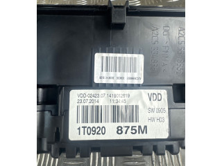 Панель приборов 1T0920875M Volkswagen Touran II