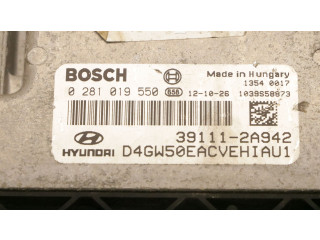 Блок управления двигателя 39111-2A942, 0281019550 KIA Ceed