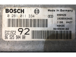 Блок управления двигателем Блок управления 9652590480 Lancia Phedra