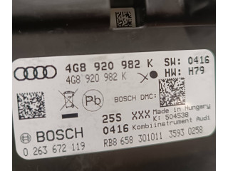 Панель приборов 4G8920982K, 0263672119 Audi A7 S7 4G