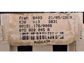 Блок управления климат-контролем 6Y0820045B, 901511760008 Skoda Fabia Mk1 (6Y)