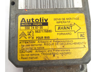 Блок подушек безопасности 9637176880, 550748300 Citroen Berlingo