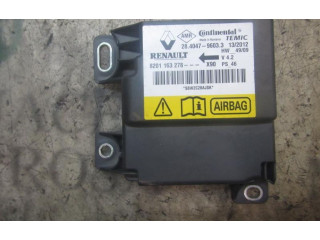 Блок подушек безопасности 8201163278, 8201163278 Dacia Sandero