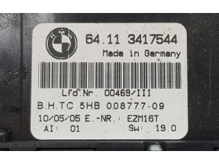 Блок управления климат-контролем 64113417544, 3417544   BMW X3 E83