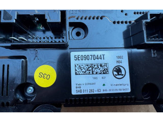 Блок управления климат-контролем 5E0907044T, 5HB01128263   Skoda Octavia Mk3 (5E)