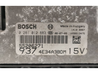 Блок управления двигателя 55206271, 0281012883   Alfa Romeo GTV