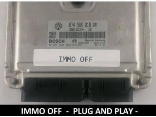 Блок управления двигателя 074906018AM, 0281010458 Volkswagen Transporter - Caravelle T4