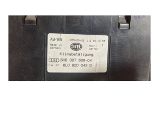 Блок управления климат-контролем 8L0820043D, 5HB00760804 Audi A3 S3 8L