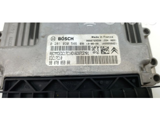 Блок управления двигателя 0281030546, 9807885980 Citroen Berlingo