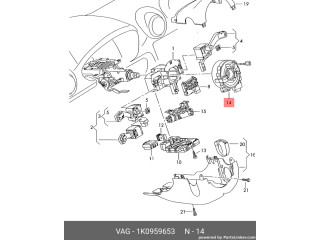 Рулевая рейка 1K0959653 Skoda Octavia 985 1959 - 1971 года