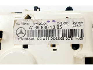 Блок управления климат-контролем A1698301385   Mercedes-Benz A W169