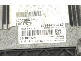 Блок управления двигателя 670030926, EDC17C79 Maserati Ghibli