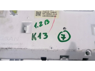 Přístrojová deska Nissan Micra 2012 1HB4C, 24810