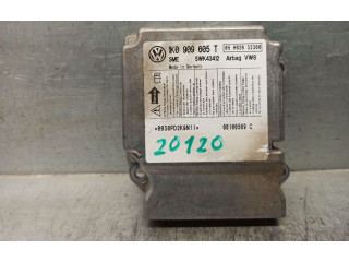 Блок управления надувных подушек 1K0909605T, 5WK43412   Skoda Octavia Mk2 (1Z)
