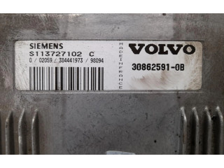 Блок управления двигателем Блок управления 30862591, 30862591 Volvo S40, V40
