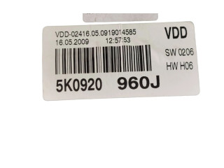 Панель приборов 5K0920960J, DD02416 Volkswagen Golf VI