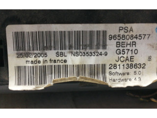 Модуль блока управления кондиционером 9658084577, 281138632 Citroen C4 I