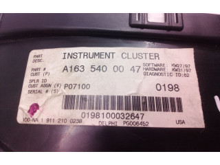 Přístrojová deska  Mercedes-Benz ML AMG W164 1998 A1635400047, A1635400047  